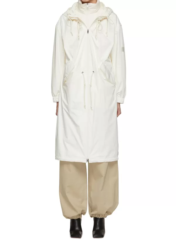 Coats>YVES SALOMON ARMY Hooded Detachable Long Coat