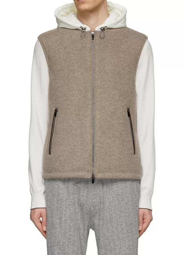 Jackets>EQUIL Hooded Technical Vest