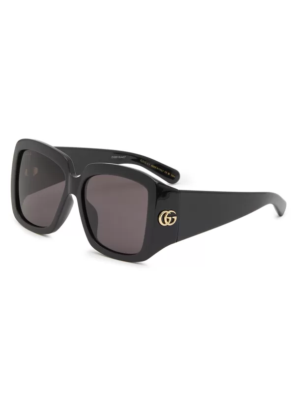 Eyewear>GUCCI Injection Square Sunglasses