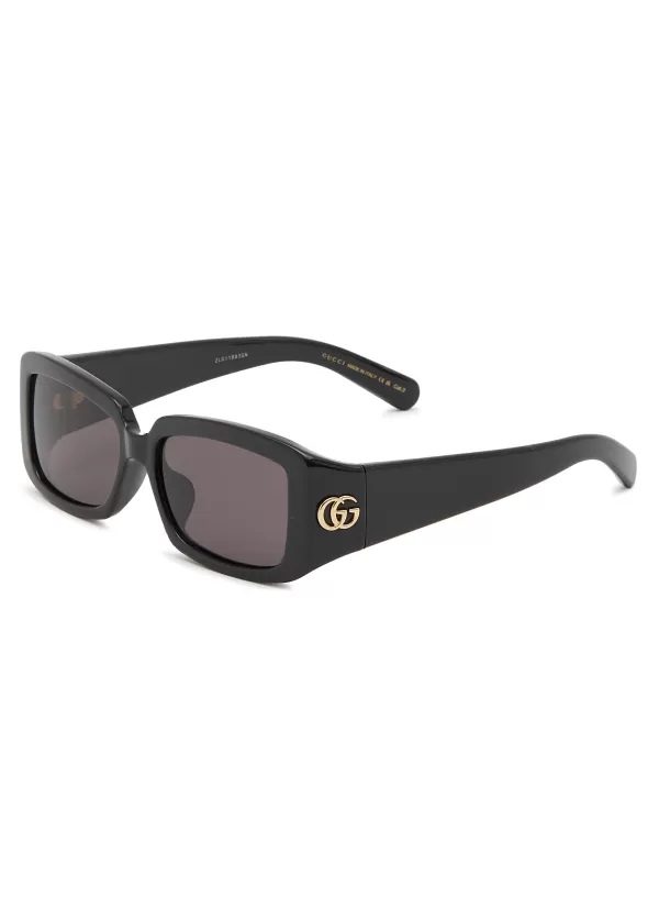 Eyewear>GUCCI Injection Square Sunglasses