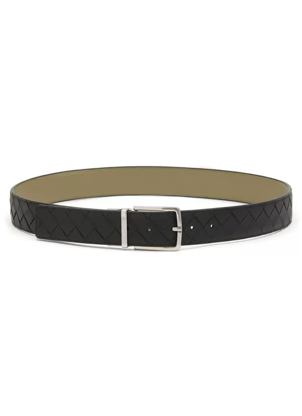 Belts>BOTTEGA VENETA Intrecciato Leather Belt