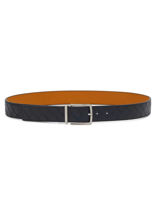 Belts>BOTTEGA VENETA Intrecciato Leather Belt