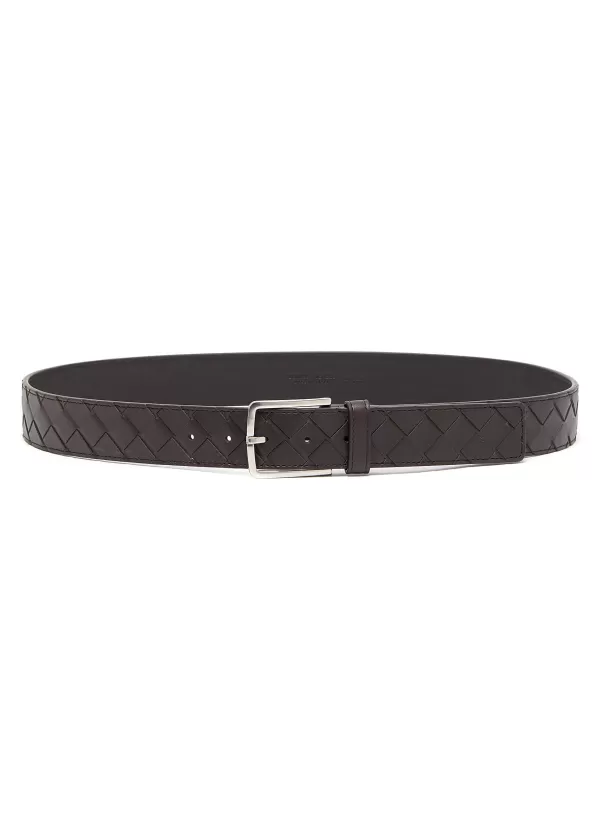 Belts>BOTTEGA VENETA Intrecciato Leather Belt