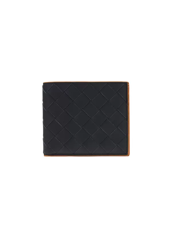 Small Leather Goods>BOTTEGA VENETA Intrecciato Leather Bi-Fold Wallet