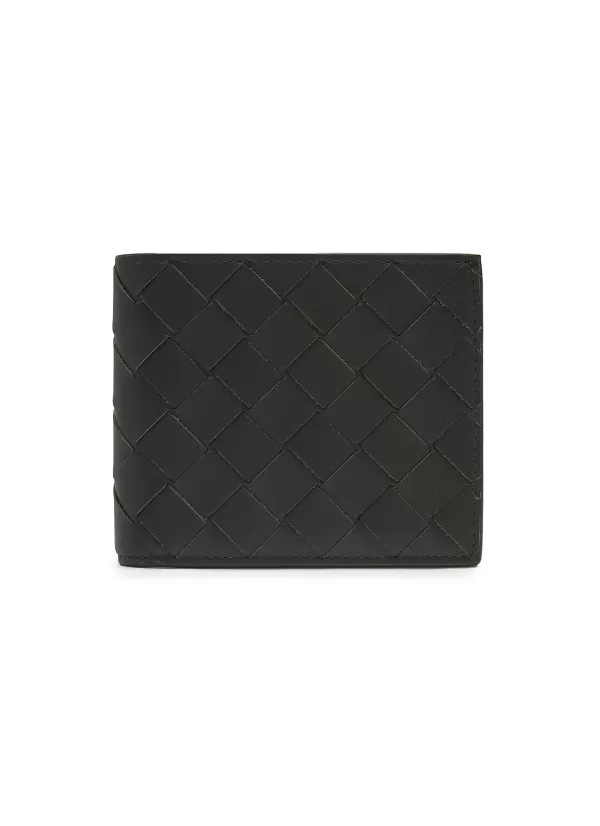 Small Leather Goods>BOTTEGA VENETA Intrecciato Leather Bi-Fold Wallet