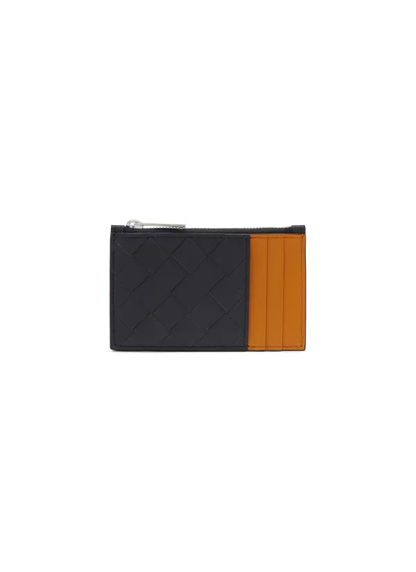 Small Leather Goods>BOTTEGA VENETA Intrecciato Leather Card Case