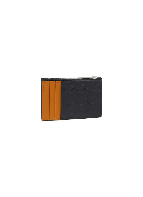 Small Leather Goods>BOTTEGA VENETA Intrecciato Leather Card Case