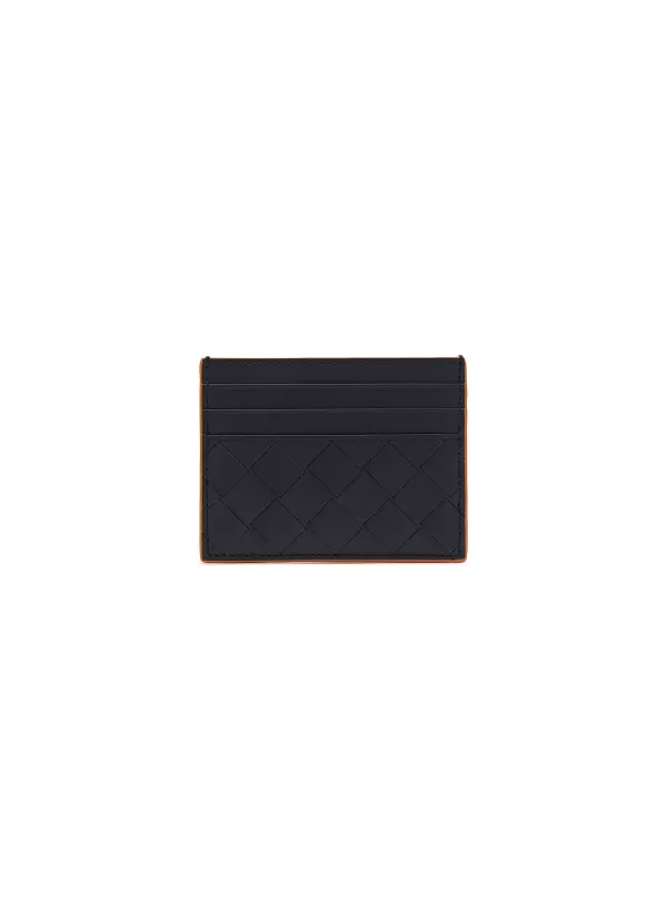 Small Leather Goods>BOTTEGA VENETA Intrecciato Leather Credit Card Case