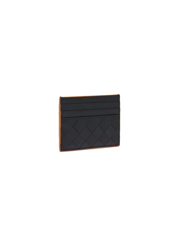 Small Leather Goods>BOTTEGA VENETA Intrecciato Leather Credit Card Case