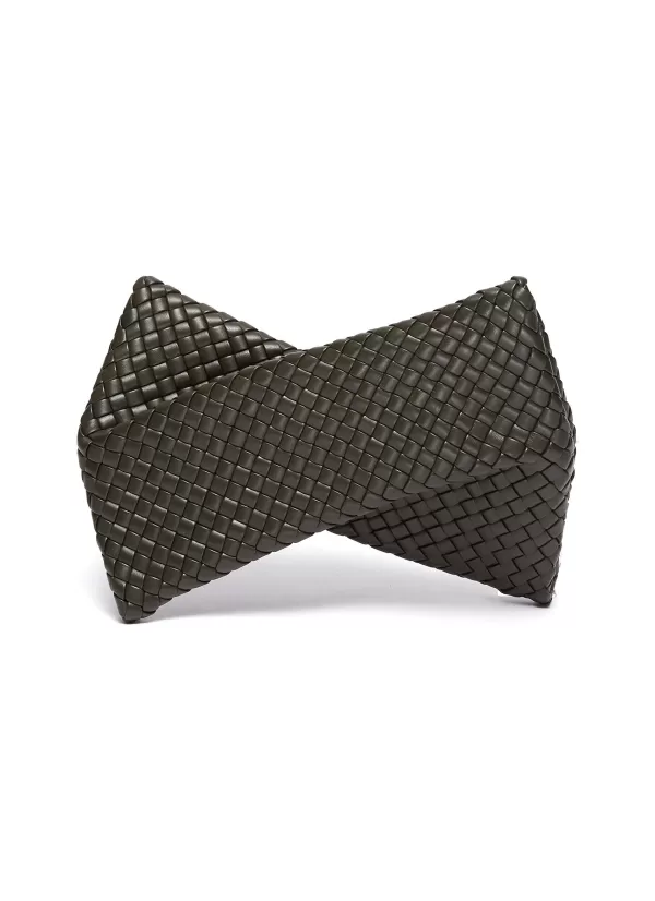 Clutch Bags>BOTTEGA VENETA Intrecciato Leather Twist Clutch