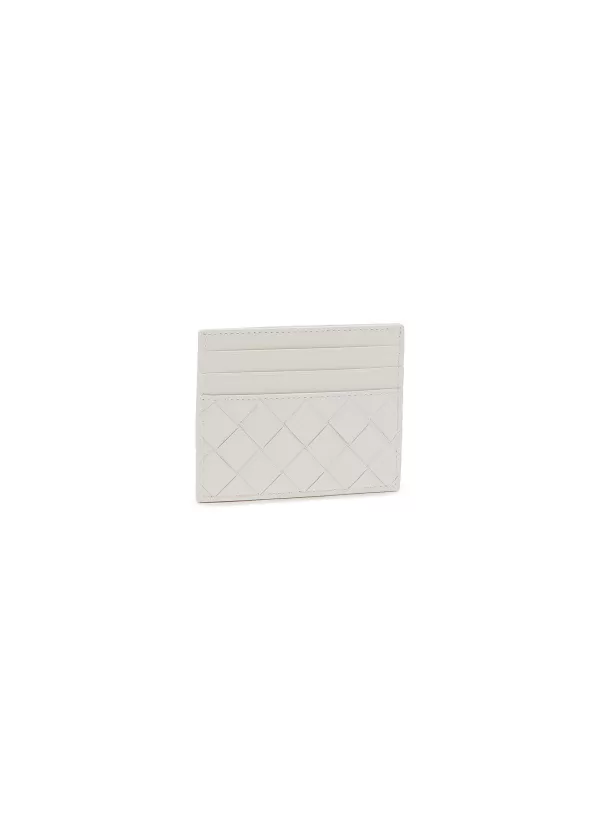 Small Leather Goods>BOTTEGA VENETA Intrecciato Mini-Heart Credit Card Case