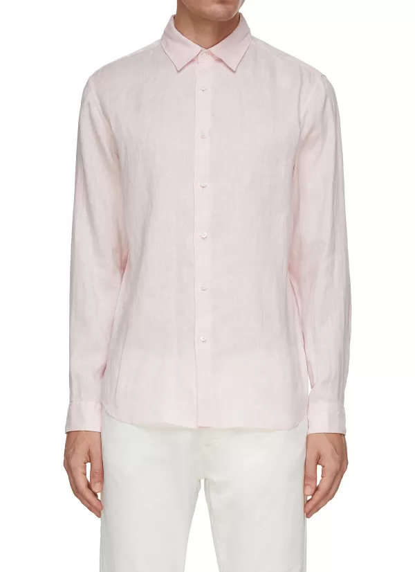 Shirts>THEORY Irving Linen Shirt