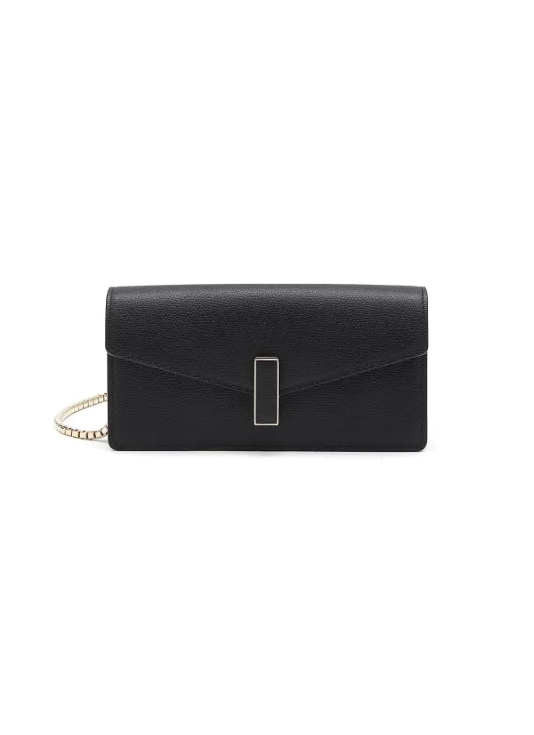 Clutch Bags>VALEXTRA Iside Grained Leather Clutch Bag