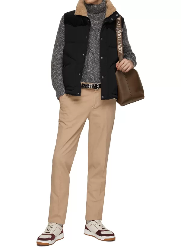 Pants>BRUNELLO CUCINELLI Italian Fit Flat Front Pants