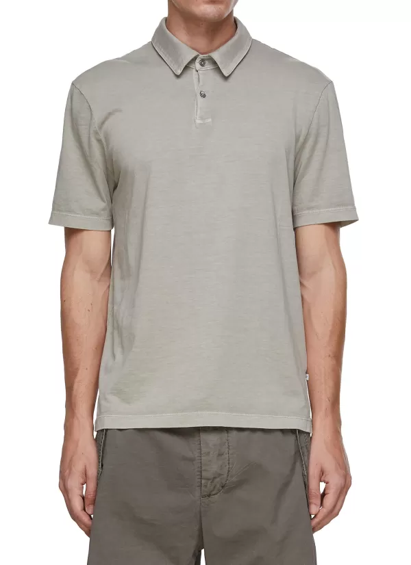 Polos>JAMES PERSE Jersey Polo Shirt