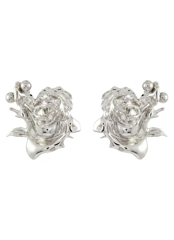 Fashion Jewellery>JUSTINE CLENQUET Juliet Palladium Plated Earrings