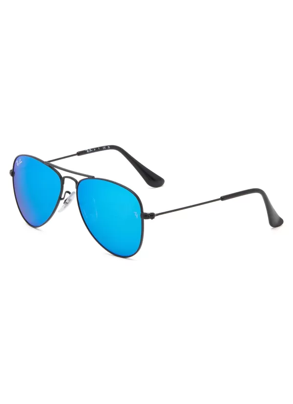 Accessories>RAY BAN Junior Aviator' Metal Frame Blue Lens Kids Aviator Sunglasses
