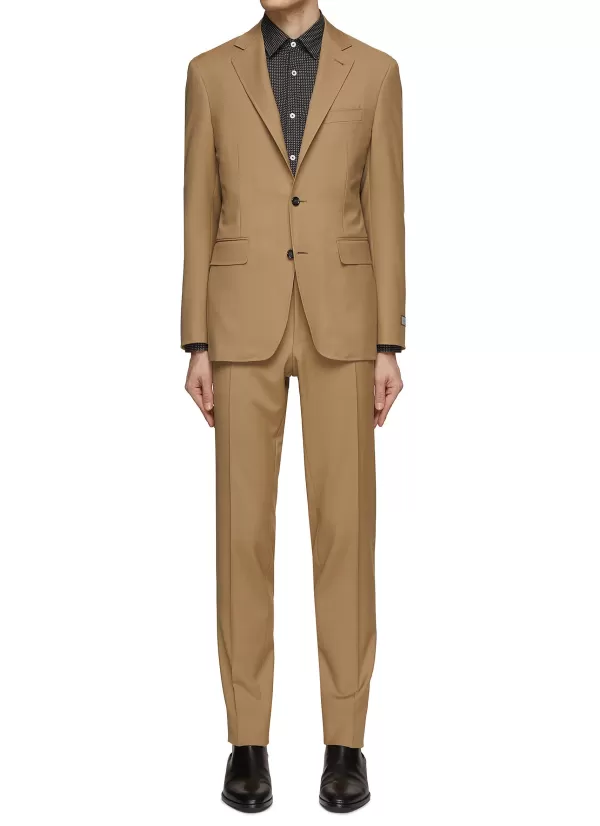 Suits>CANALI Kei Single Breasted Wool Suit