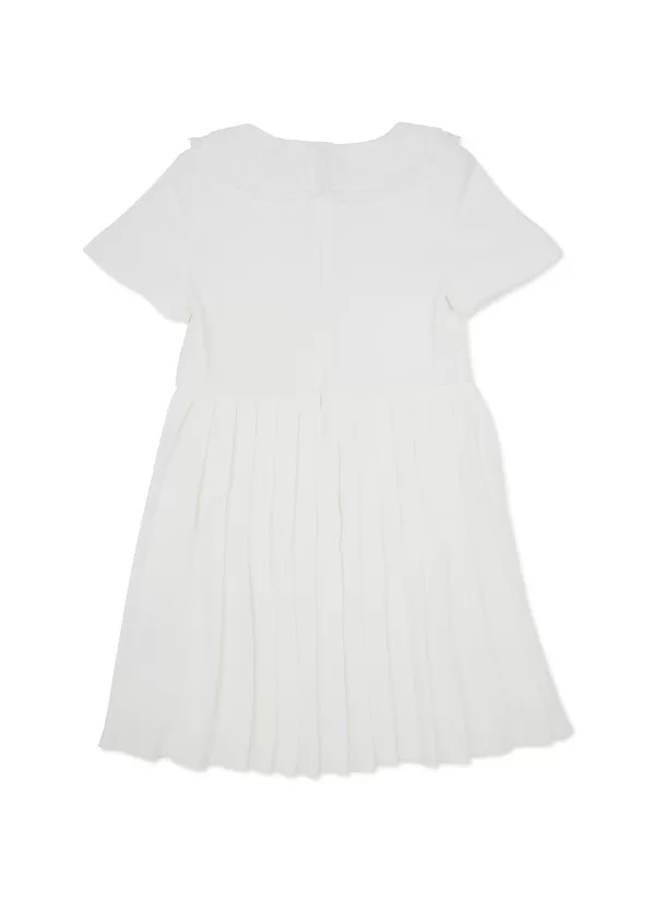 Clothing>SELF-PORTRAIT Kids Lace Bib Pleated Dress