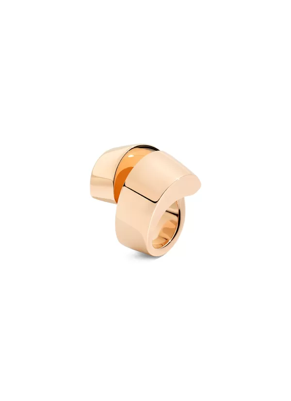 Fine Jewellery>VHERNIER Kiss 18K Rose Gold Ring — Size 53