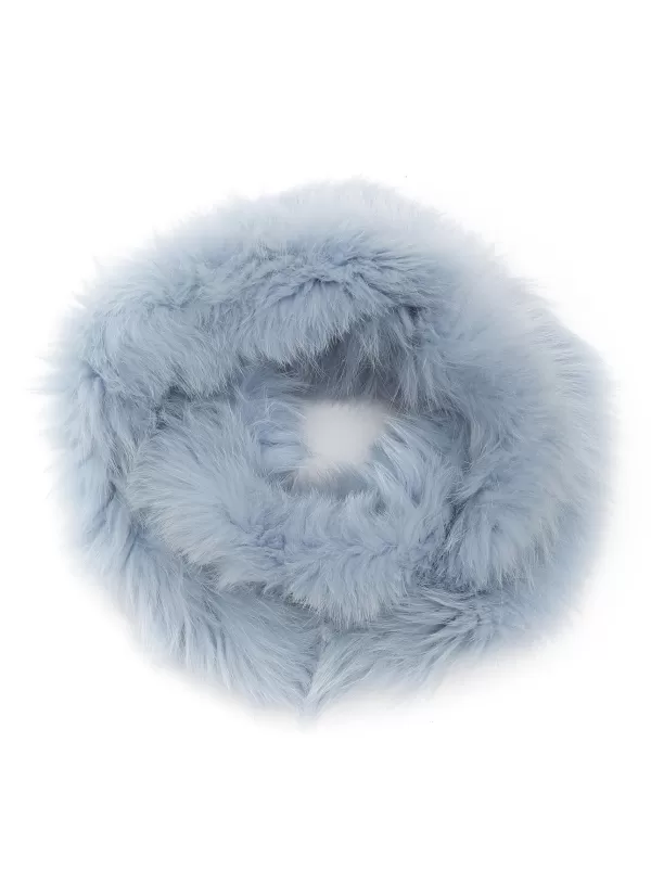 Scarves & Wraps>YVES SALOMON Knitted Fox Fur Snood