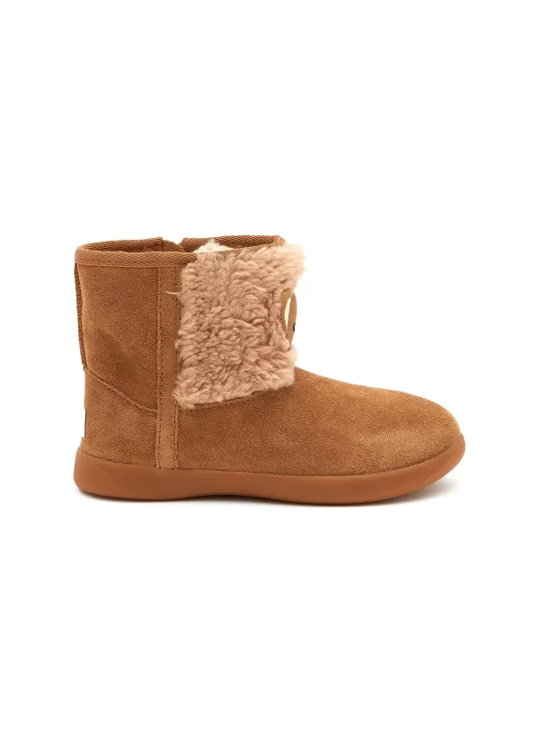 Shoes>UGG Koala Stuffie Toddlers Suede Shearling Boots