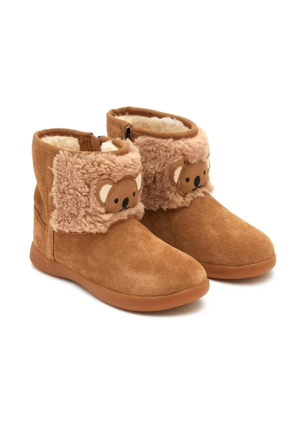 Shoes>UGG Koala Stuffie Toddlers Suede Shearling Boots