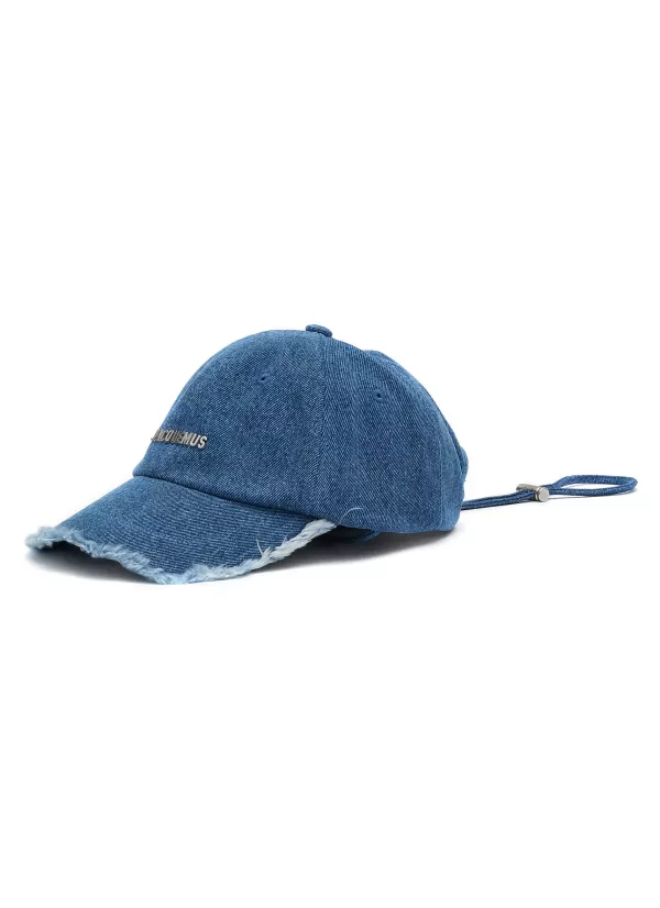 Hats & Gloves>JACQUEMUS La Casquette Artichaut Denim Baseball Cap