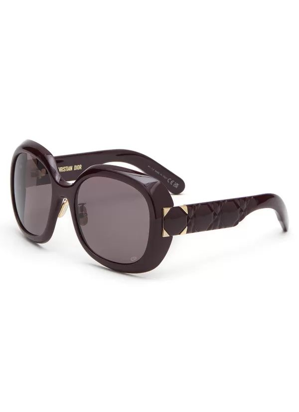 Eyewear>DIOR Lady 95.22 R2F Acetate Round Sunglasses