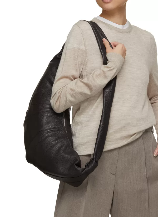 Crossbody>LEMAIRE Large Croissant Leather Crossbody Bag