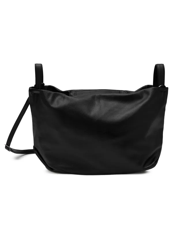 Travel Bags>DISCORD YOHJI YAMAMOTO Large Tulips Leather Handbag