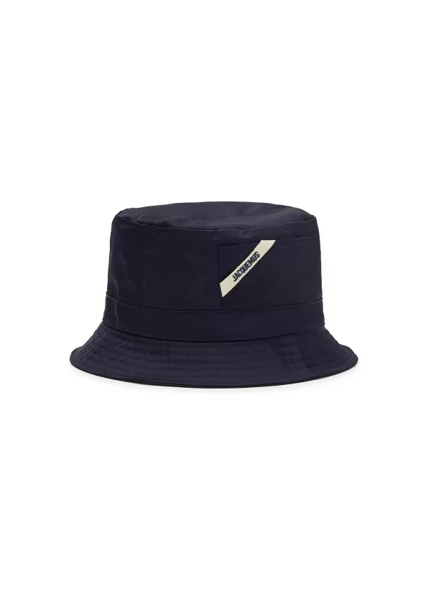 Hats & Gloves>JACQUEMUS Le Bob Ovalie Bucket Hat