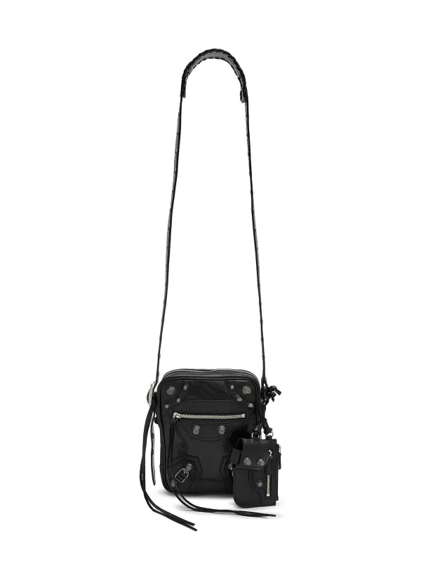 Tote Bags>BALENCIAGA Le Cagole Men Leather Crossbody Bag