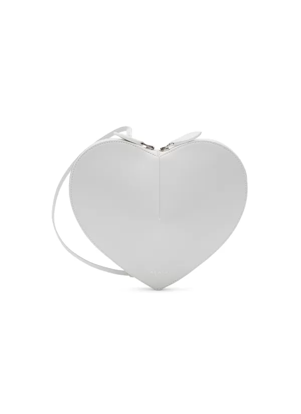 Crossbody>ALAÏA Le Coeur' Heart Shaped Calfskin Leather Crossbody Bag