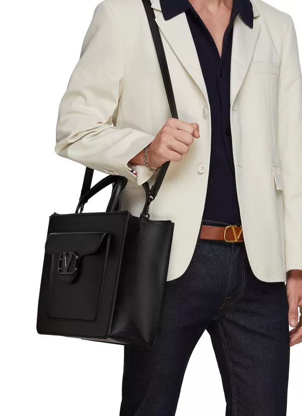 Briefcases>VALENTINO Leather Briefcase