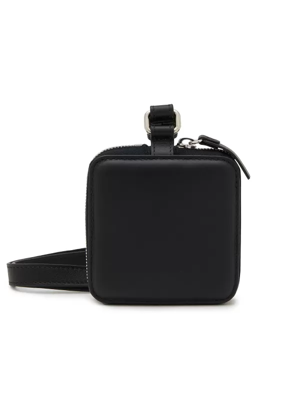 Small Leather Goods>BONASTRE Leather Wallet With Neck Strap