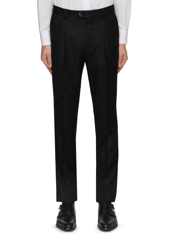 Pants>BRUNELLO CUCINELLI Leisure Fit Pleat Pants