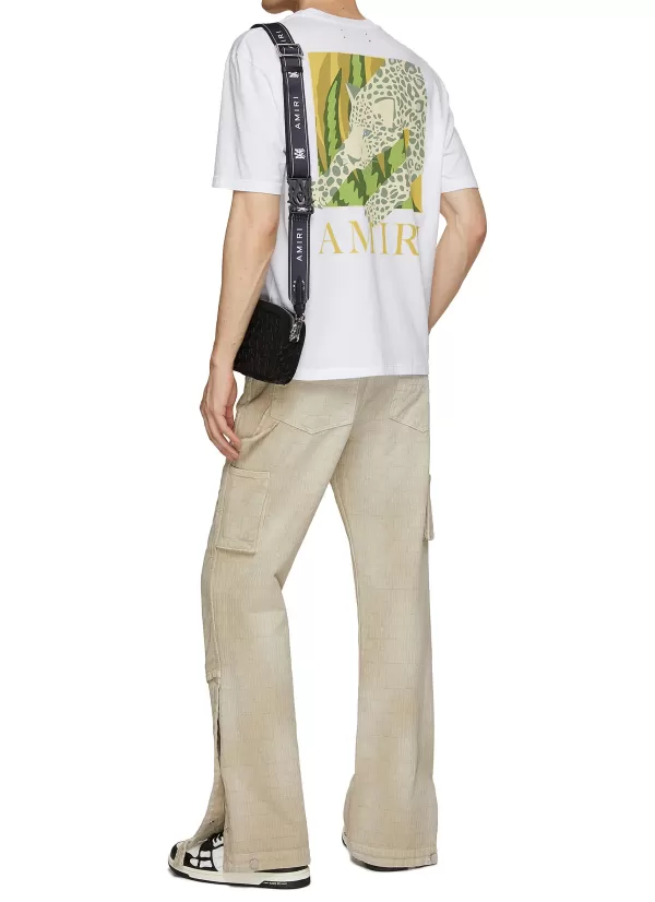 T-Shirts>AMIRI Leopard Print T-Shirt