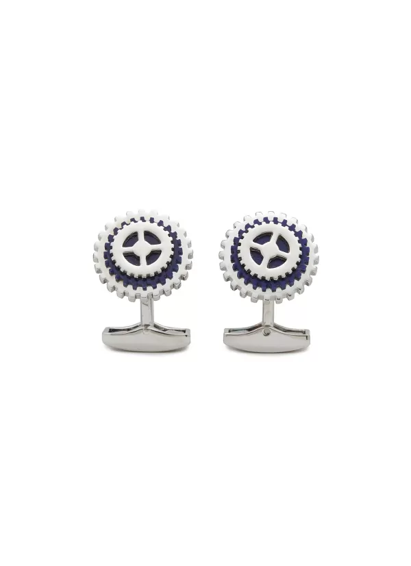 Cufflinks>TATEOSSIAN Limited Edition Lapis Lazuli Rhodium-Plated Sterling Silver Cufflinks