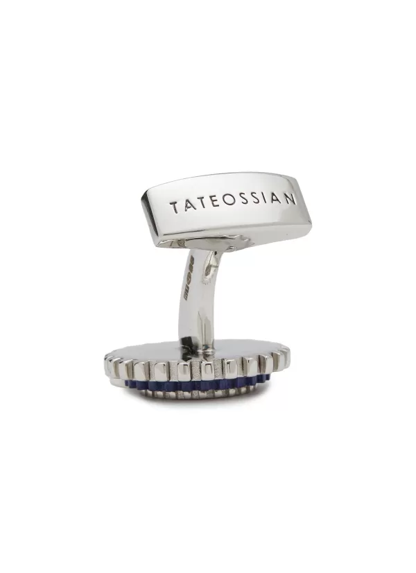 Cufflinks>TATEOSSIAN Limited Edition Lapis Lazuli Rhodium-Plated Sterling Silver Cufflinks