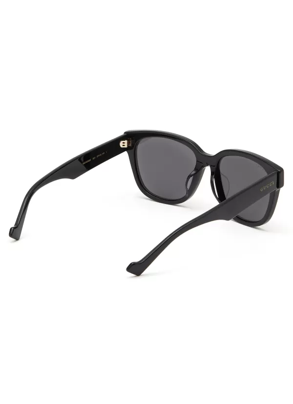 Eyewear>GUCCI Logo Acetate Sunglasses