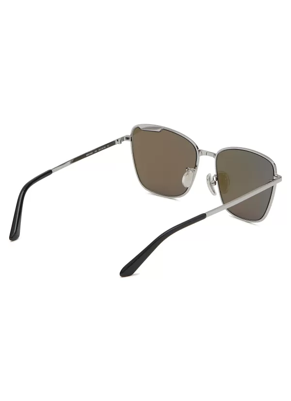 Eyewear>BALENCIAGA Logo Metal Sunglasses