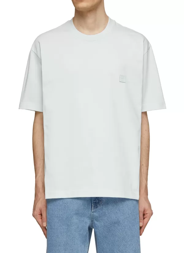 T-Shirts>SOLID HOMME Logo Printed Back T-Shirt