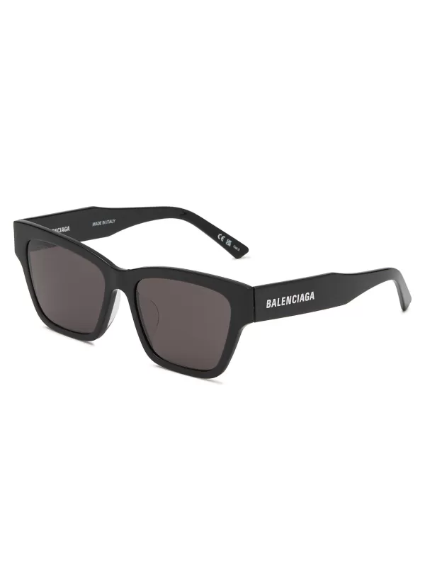 Eyewear>BALENCIAGA Logo Recycled Acetate Sunglasses