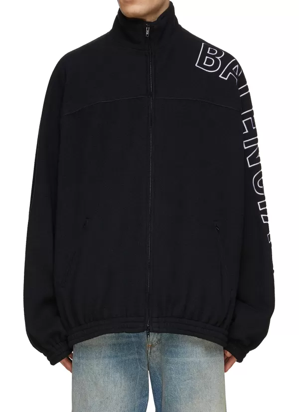 Jackets>BALENCIAGA Logo Track Jacket