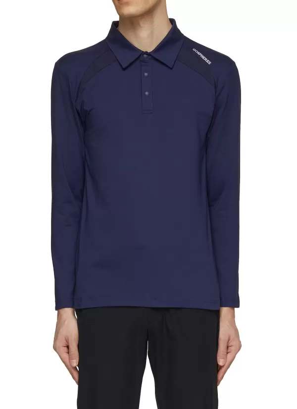 Polos>GOSPHERES Long Sleeve Polo Shirt