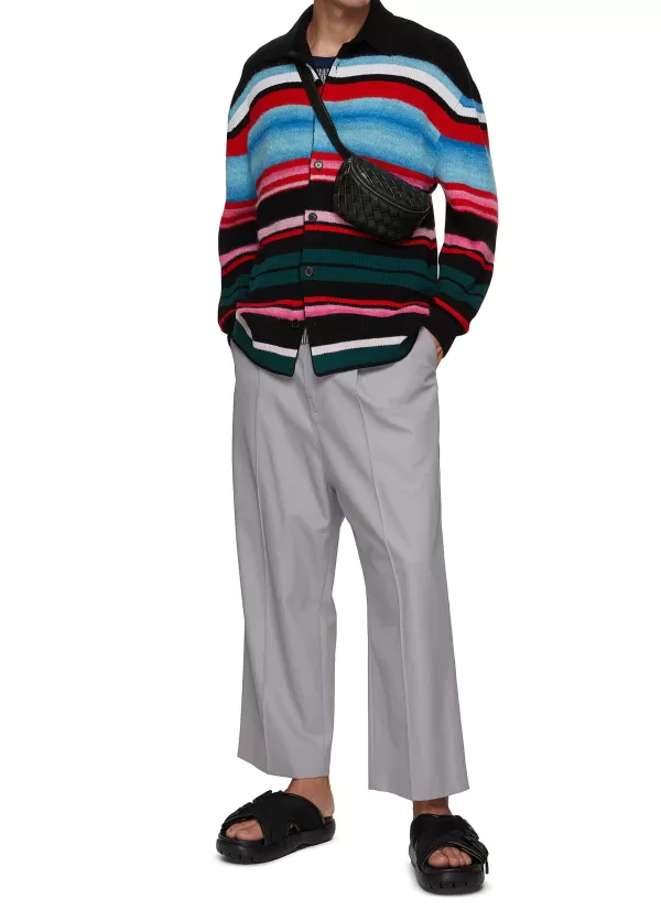 Shirts>MISSONI Long Sleeve Striped Wool Shirt