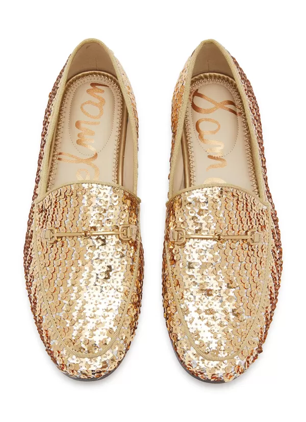 Shoes>SAM EDELMAN Loraine Sequin Kids Loafers