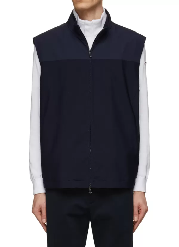 Puffer>PAUL & SHARK Loro Piana Silk Wool Padded Vest