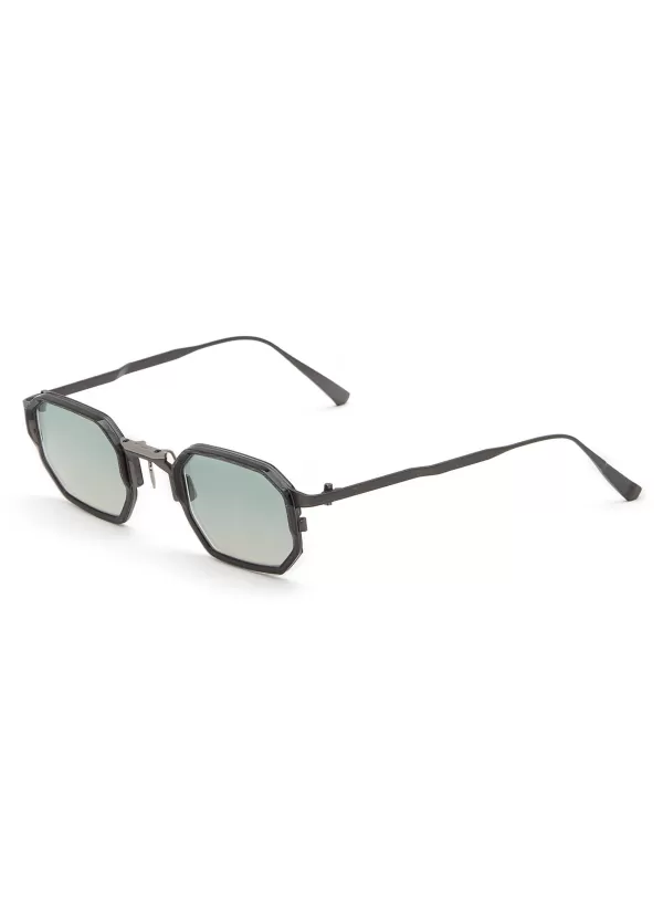 Eyewear>MOVITRA EYEWEAR Marco Gun Acetate Square Sunglasses